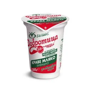 Кисело мляко Бифидно Добротица 3,6% 0,280