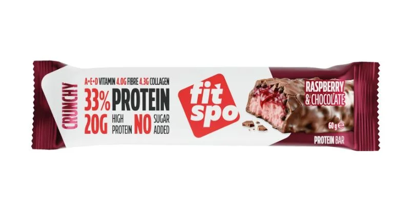 FitSpo Crunchy малина и млечен шоколад 0,060