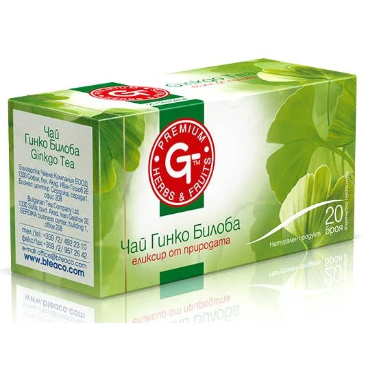 Чай Гинко Билоба 20 бр. Premium Herbs