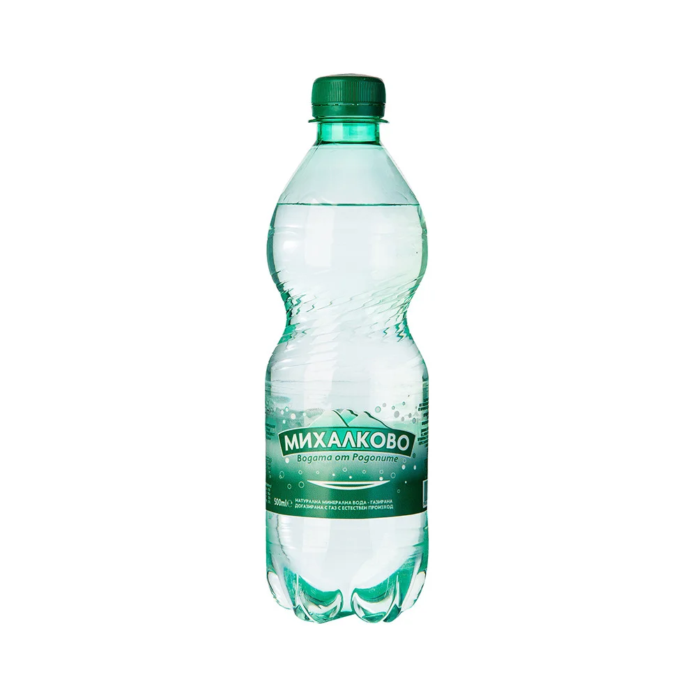 Михалково натурална газирана вода 0,500
