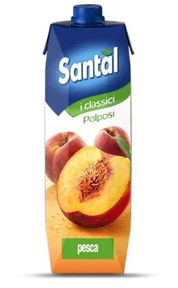 Santal сок 100 % праскова 1 л.