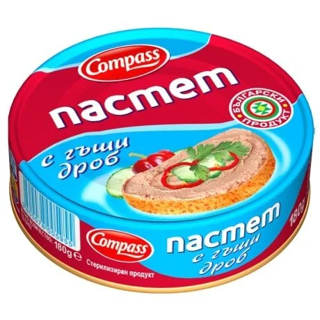 Пастет гъши дроб 0,180 Компас