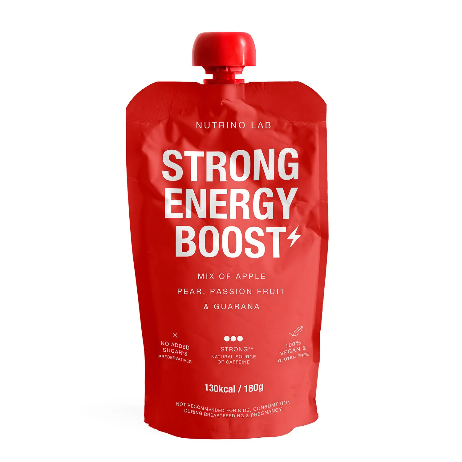 Nutrino Lab Плодово пюре микс Ябълка и круша 0,180 Energy Boost
