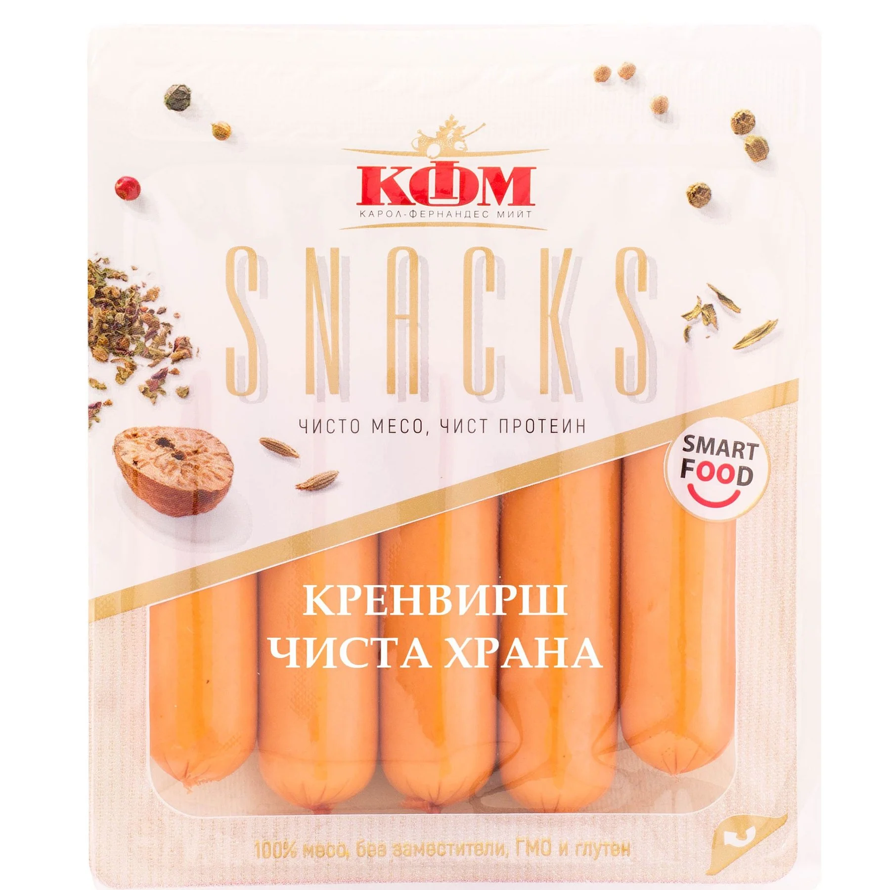 Кренвирши Бейби Чиста храна 0,140 КФМ