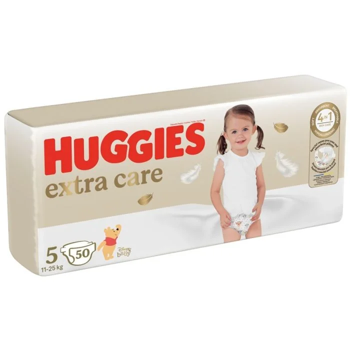 Пелени HUGGIES Екстра Кеър 5  11-25 кг. 50бр.