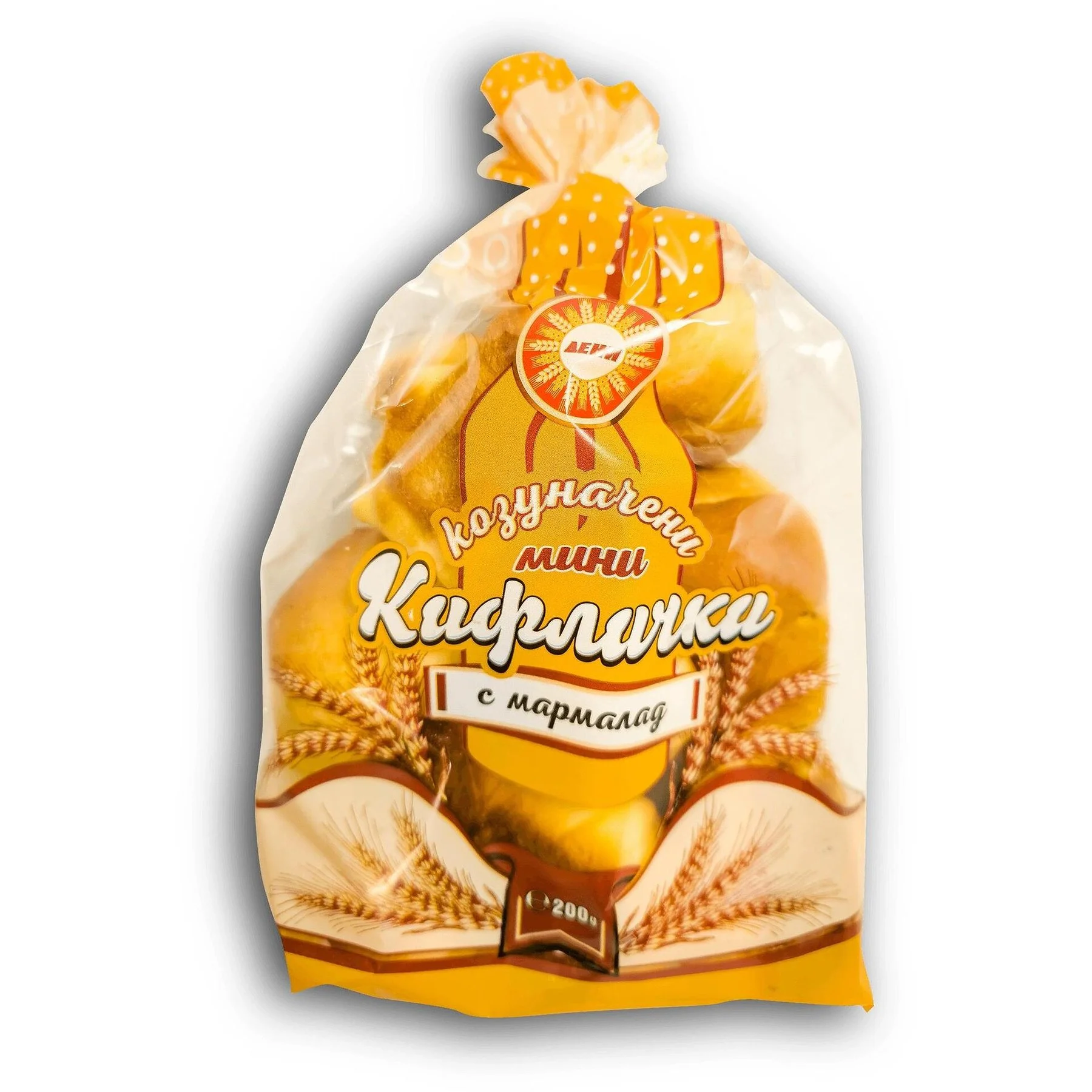 Мини козуначени кифли с мармалад 0,200 Дени