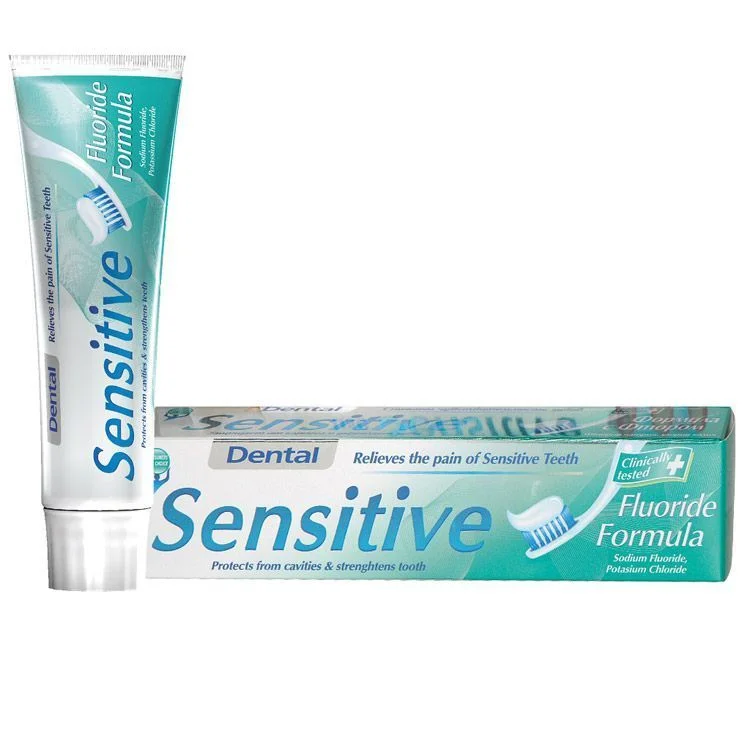 Паста за зъби Дентал Sensitiv Fluoride Formula 0,100