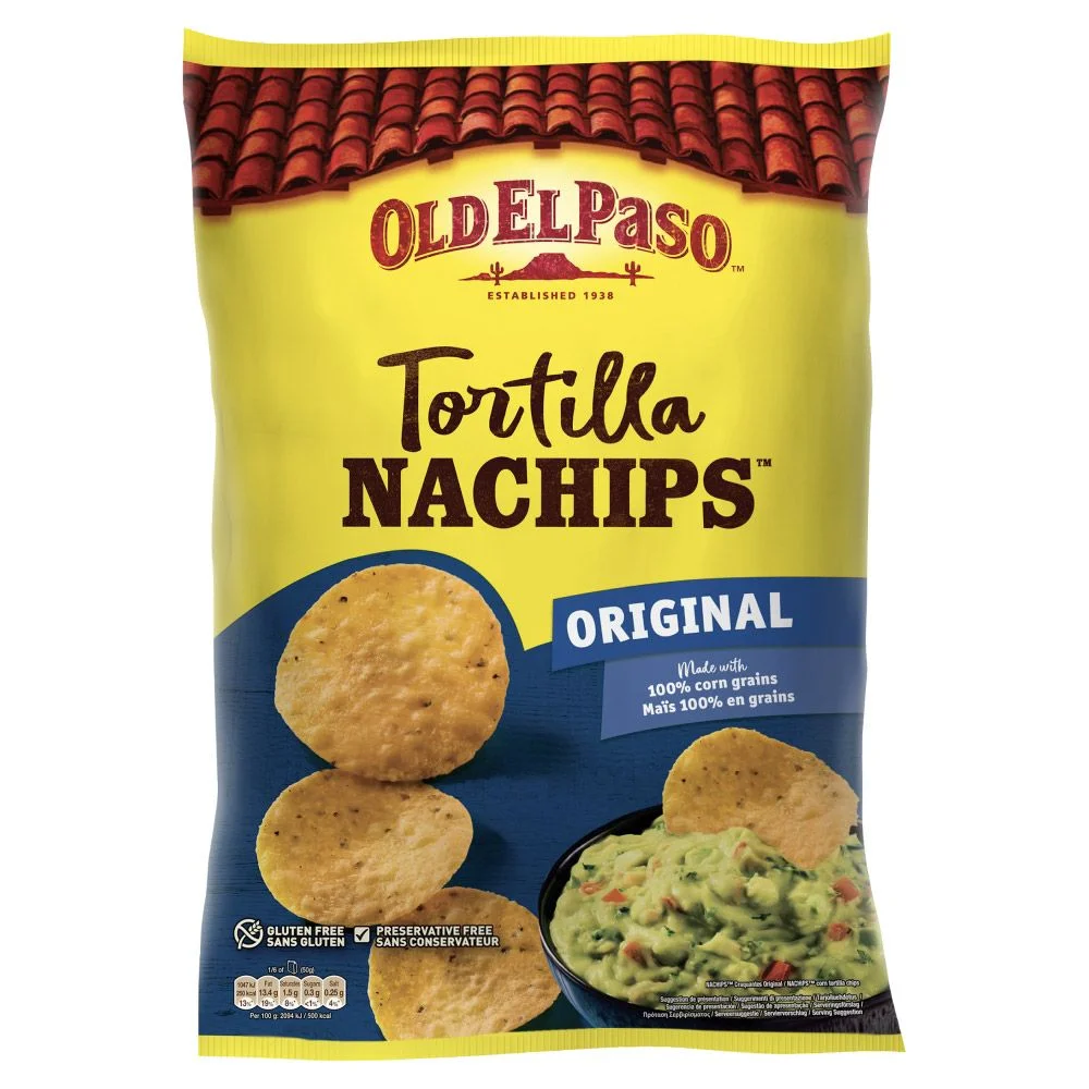 Тортила чипс оригинал 0,185 Old El Paso