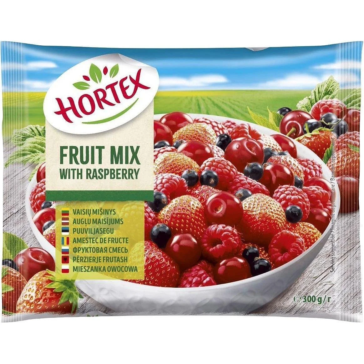 Плодов микс с малини 0.300 Hortex замразени