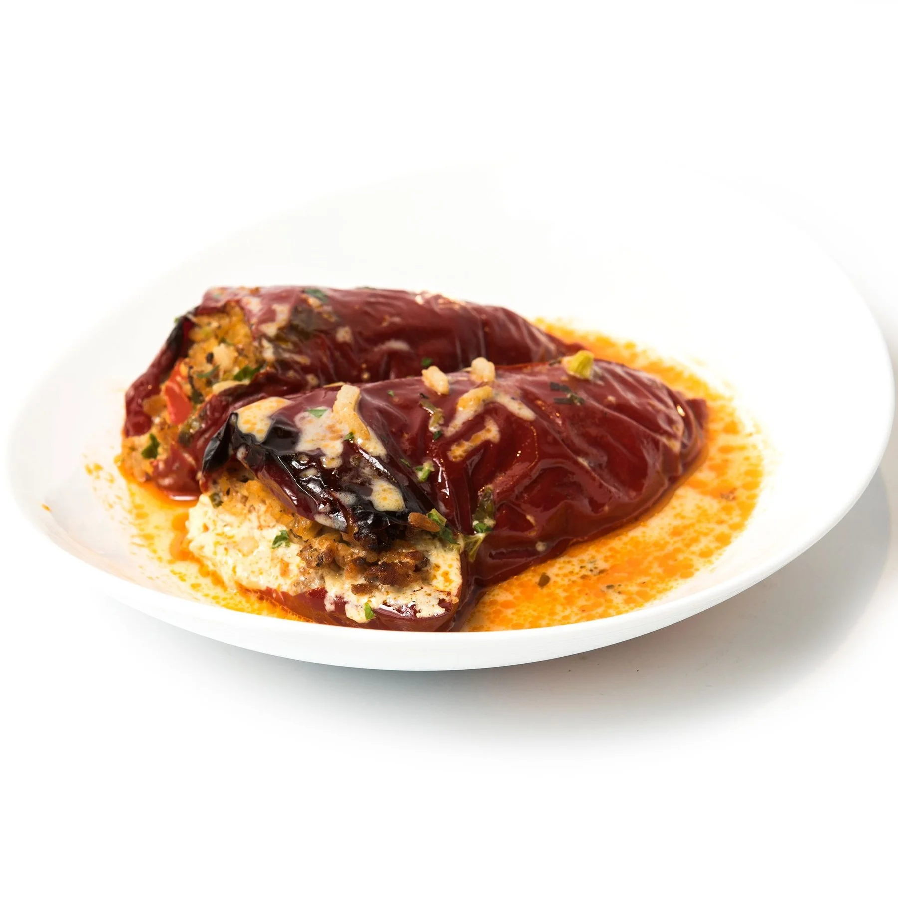 Пълнени чушки с кайма и ориз