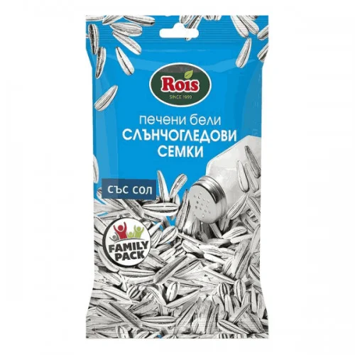 Печени слънчогледови семки бели 0.130 Rois