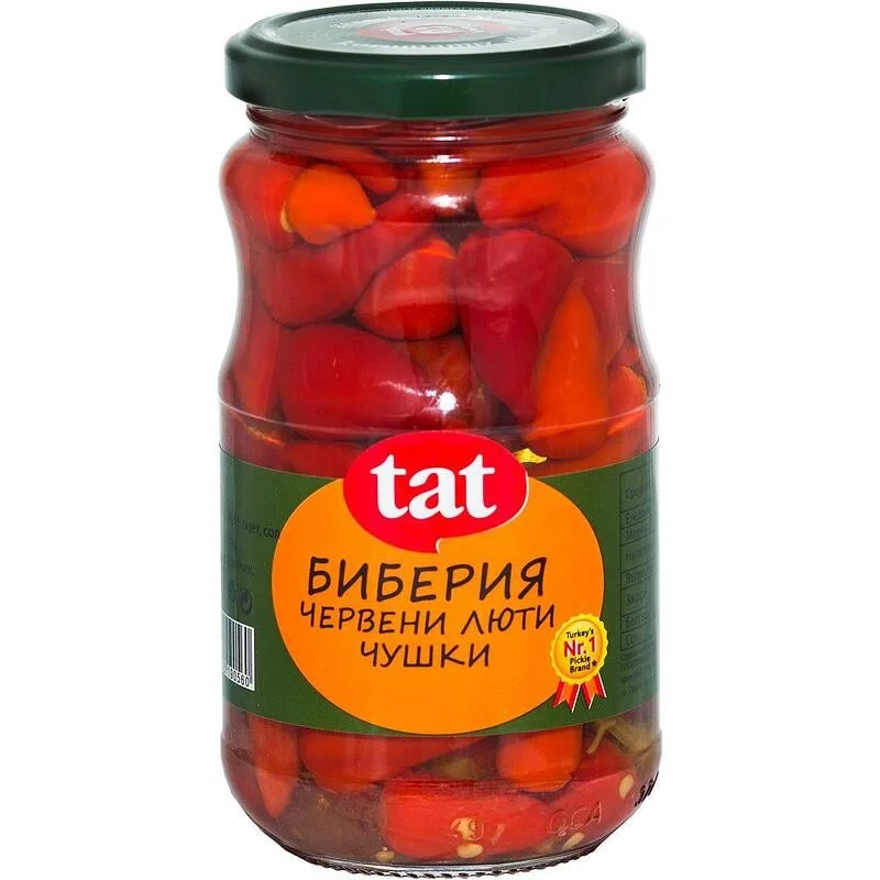Люти чушки Биберия червени 0.330 ТАТ
