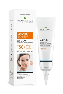 Слънцезащитен крем матиращ SPF 50 0,040 Biobalance