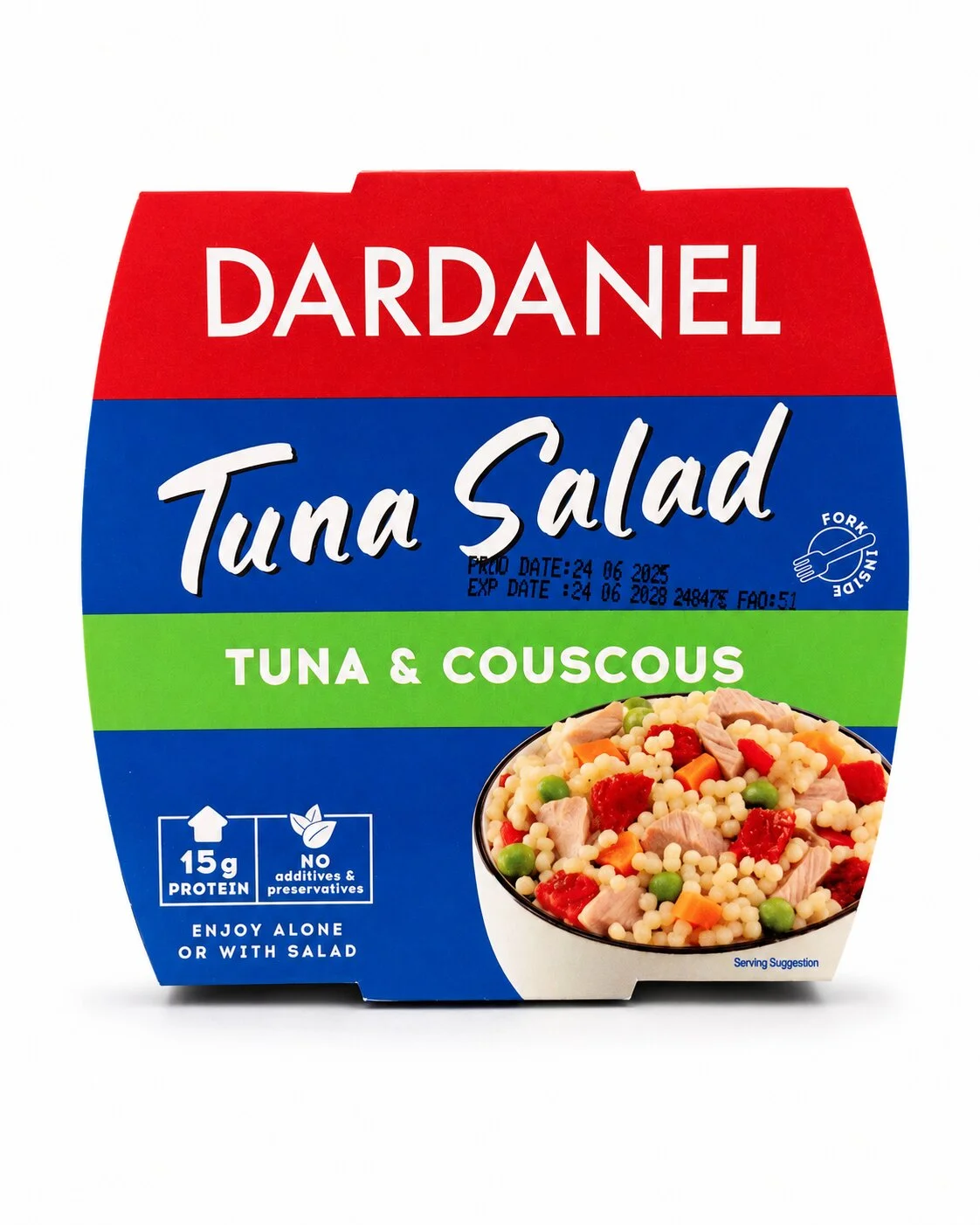 Риба тон салата Кус-Кус 0,160 Дарданел