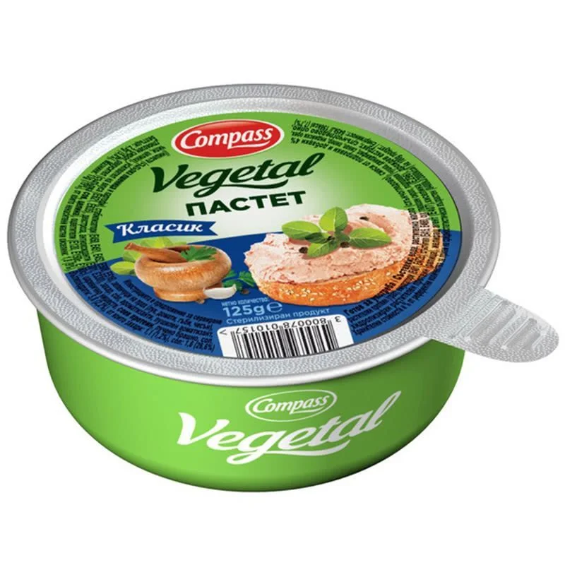 Пастет Vegetal класик 0,125 Компас
