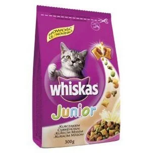 Whiskas junior пилешко 0,300