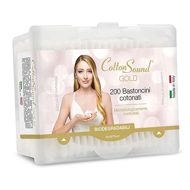 Клечки за уши Cotton Sound 200 бр. правоъгълна кутия