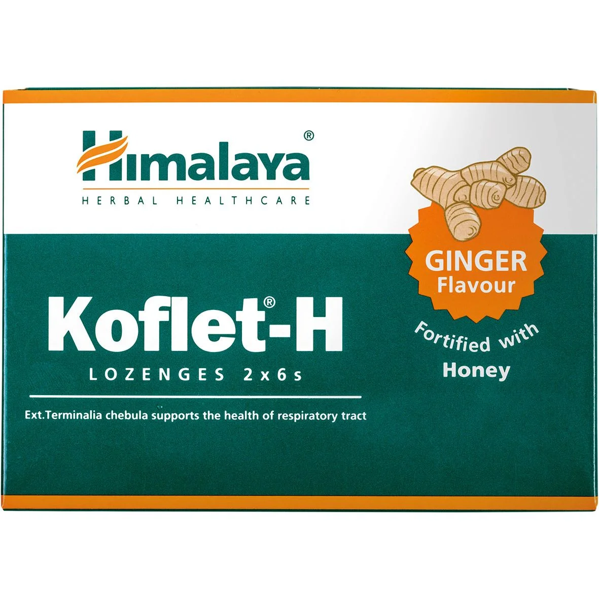 Дражета за гърло с джинджифил Himalaya