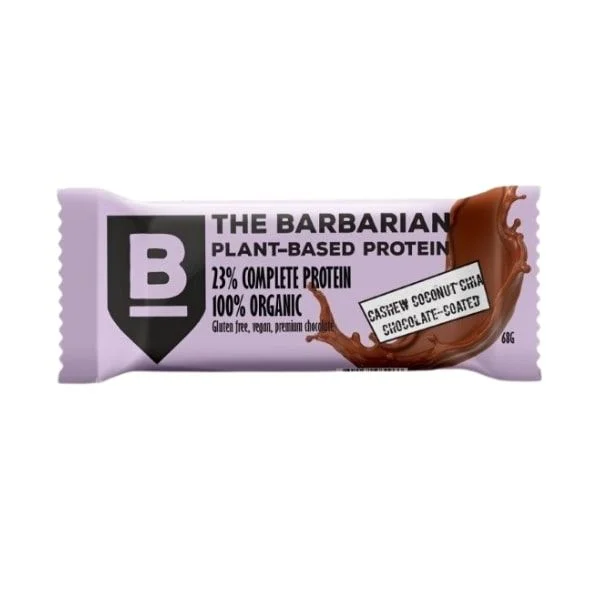 БИО Шоколадов протеинов бар с кашу,кокос и чия 0,068 The Barbarian