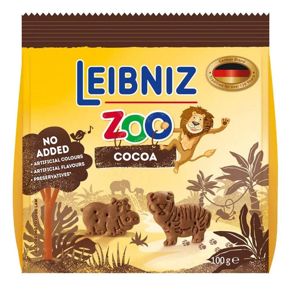 Бисквити Leibniz ZOO Cocoa 0,100