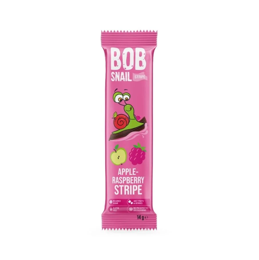 Плодов десерт BOB Snail 0,014 ябълка и малина