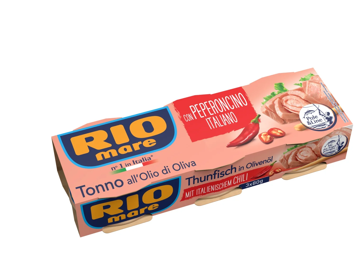 Риба тон в зехтин пикантна 3 х 0,065 Rio Mare