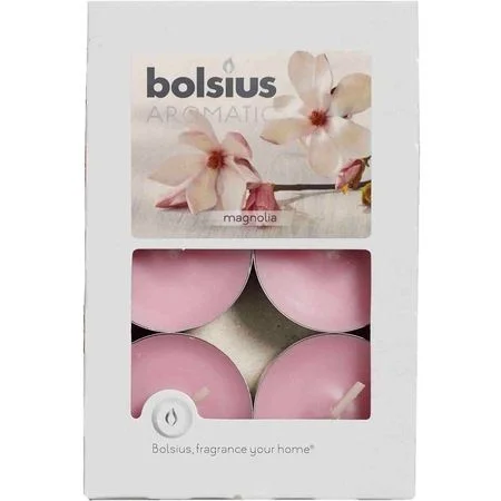 Bolsius свещи за чай х 6 Магнолия