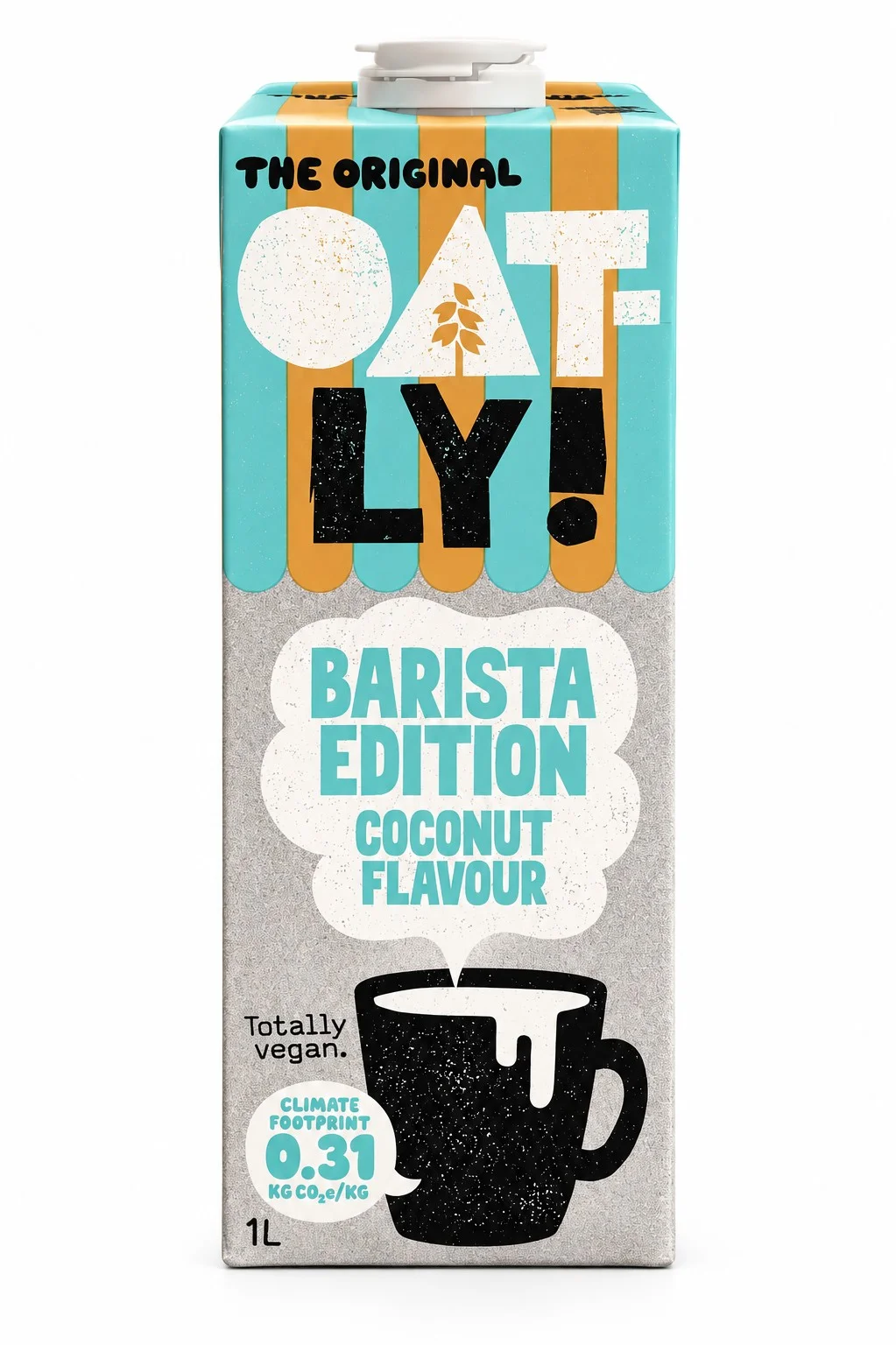Oatly мляко Barista кокос 1 л.