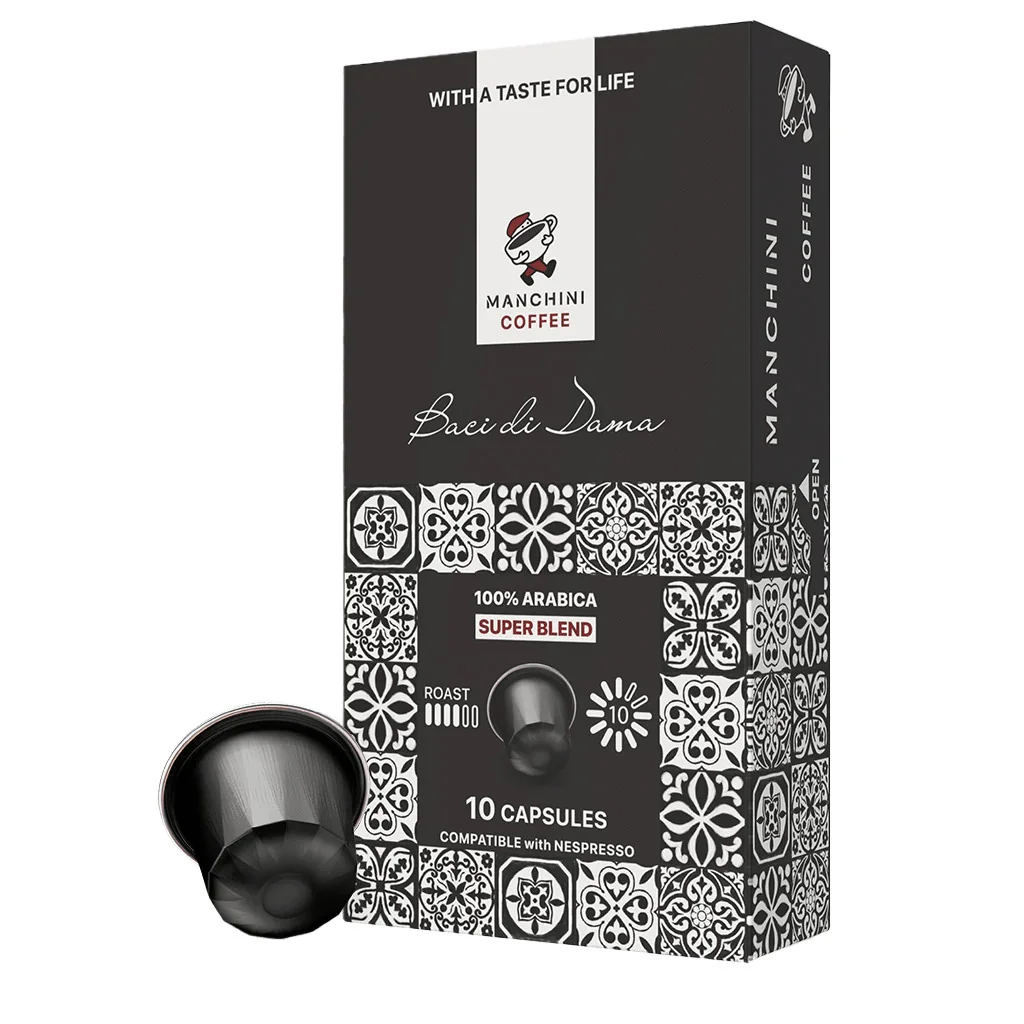 Кафе Manchini Super Blend Baci di Dama 10 бр капсули