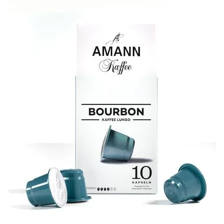 Кафе Amann 10 бр. капсули 0,053 Bourbon Lungo