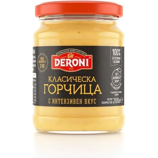 Горчица Класическа 0,200 Дерони