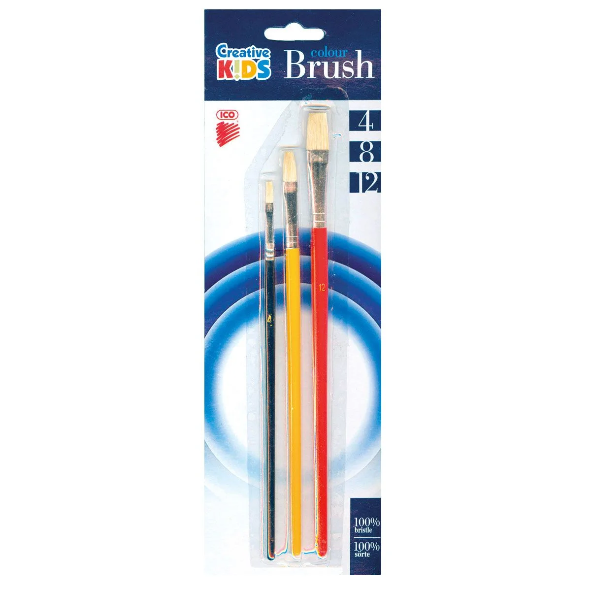 Комплект 3 бр плоски четки Brush