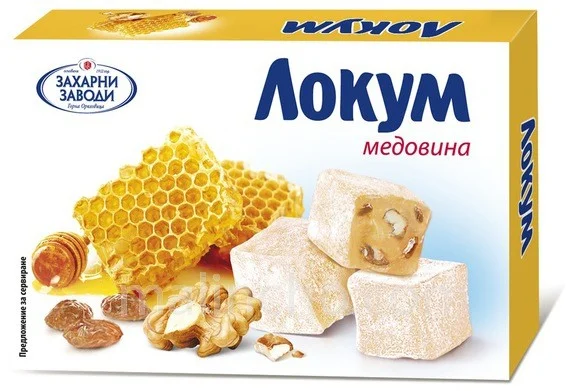 Локум Медовина орех и стафида 0,140 Захарни заводи