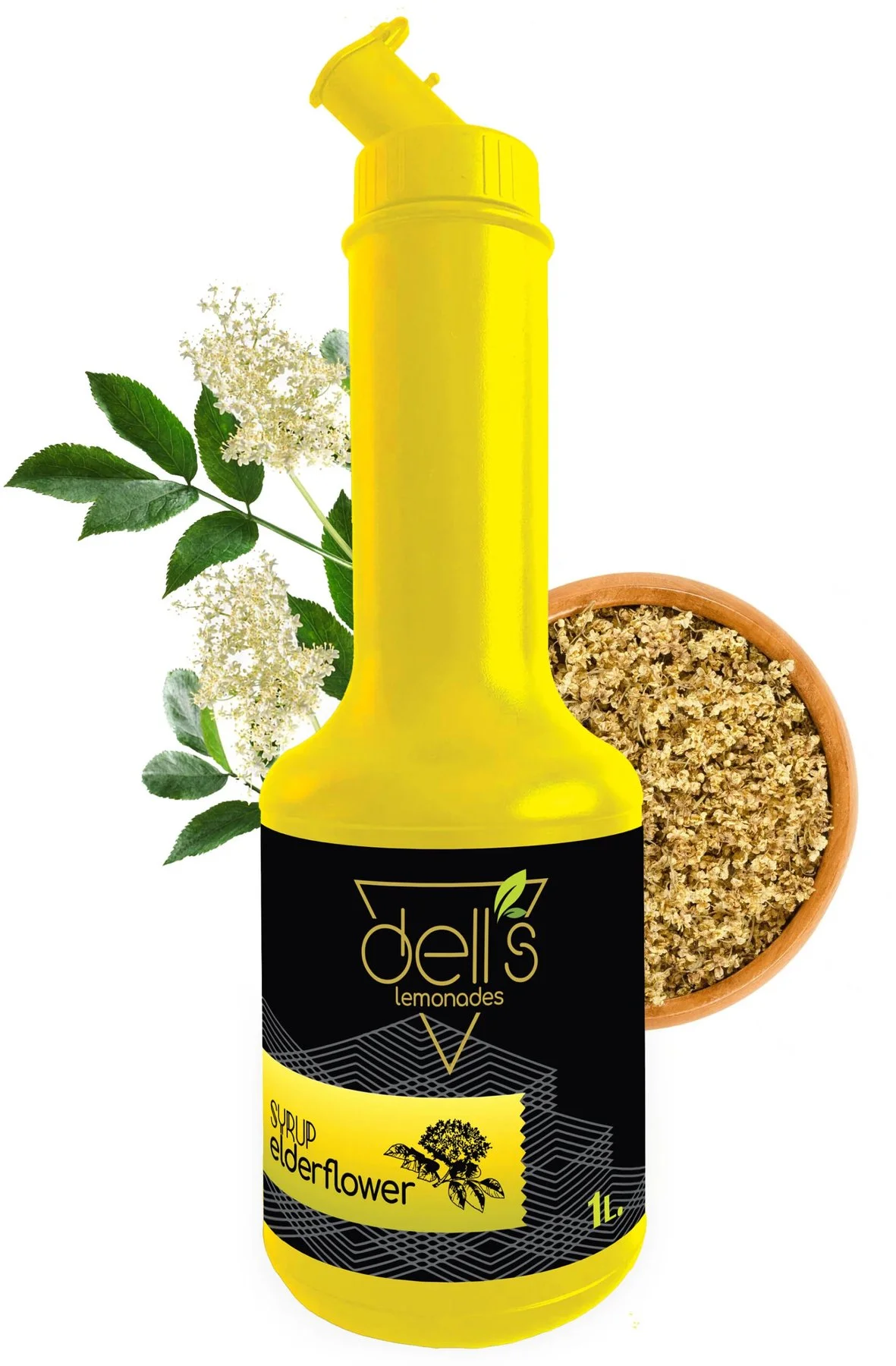 Сироп от цвят от Бъз 1л. Dell's