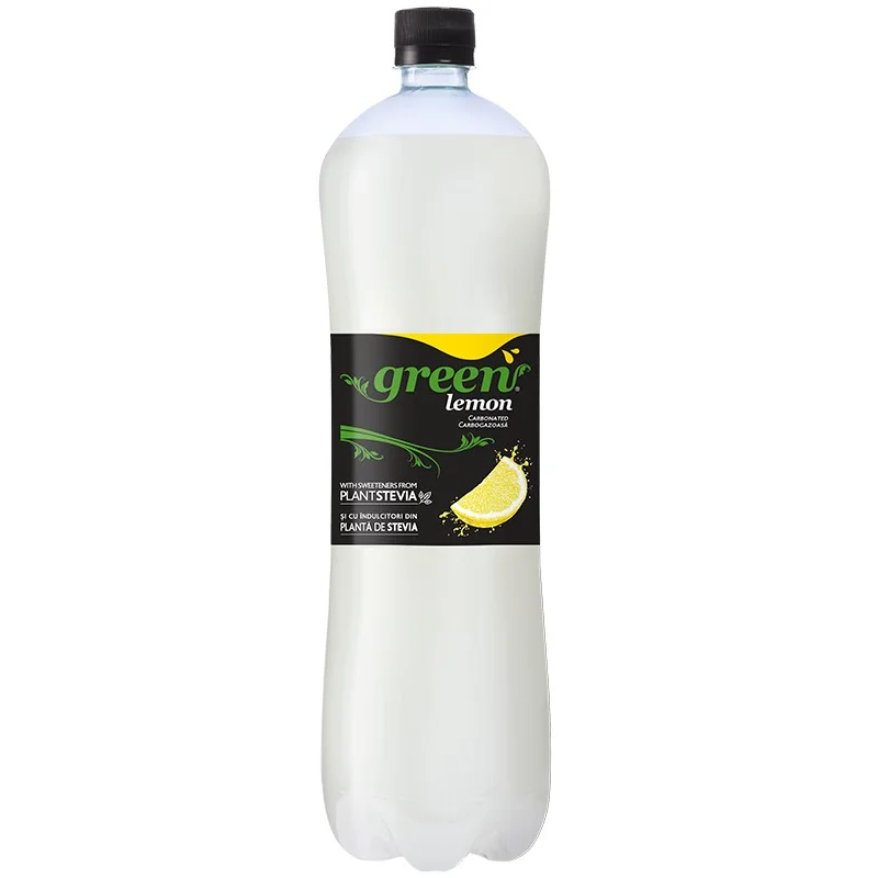 Газирана напитка Green Lemon без захар 1,5л  PET