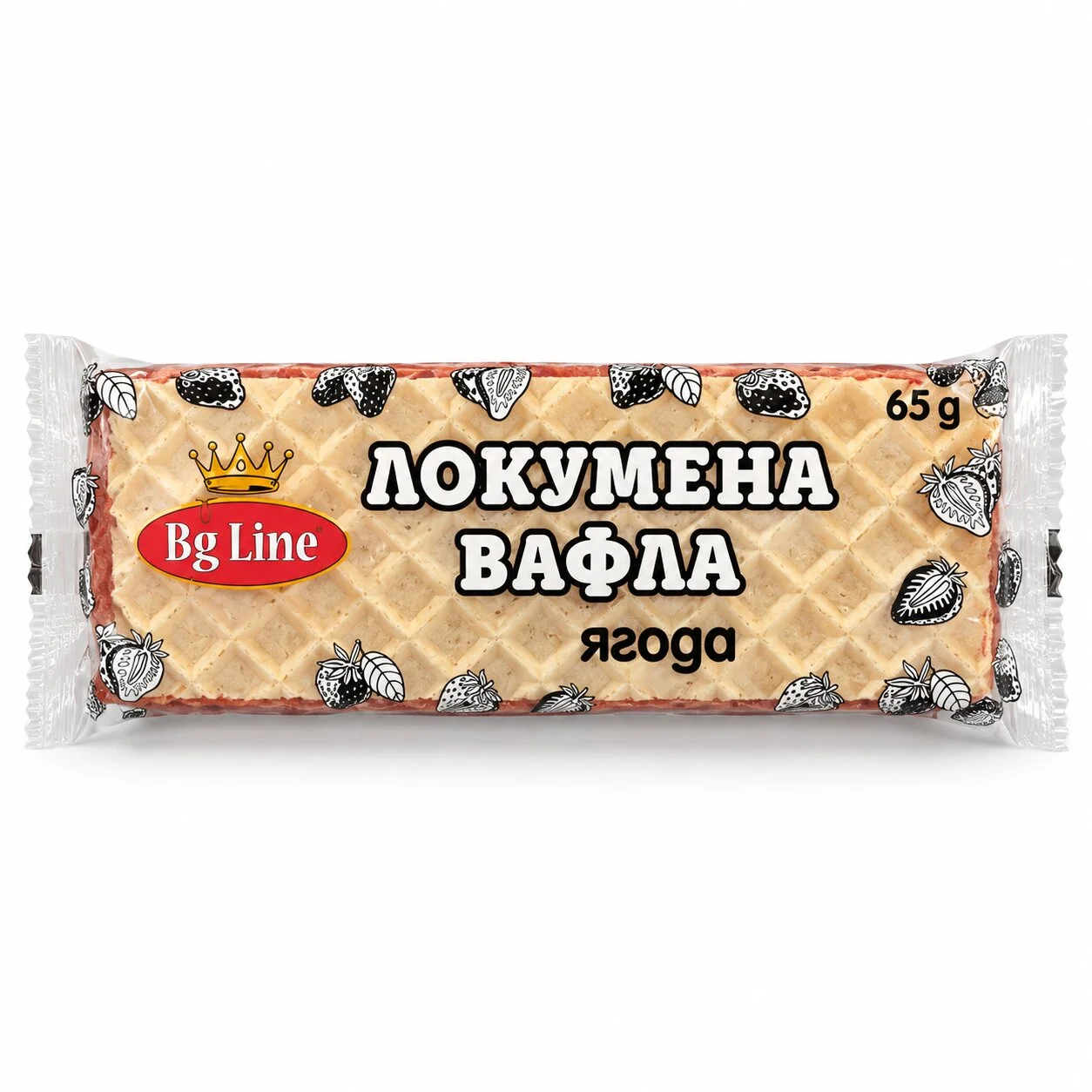 Вафла Хели Ретро локумена ягода 0,065 Sweet Life