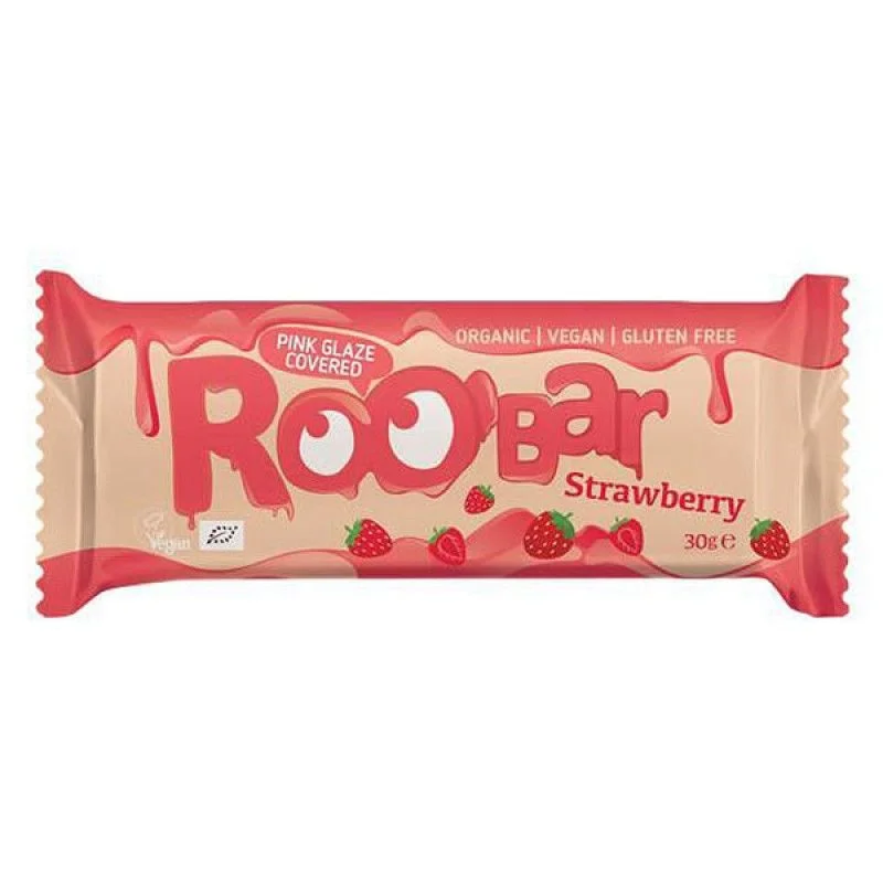 БИО Веган бар ягода с розова глазура 0.030 Roodar