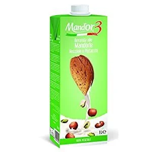 Mandor Trio Бадемова напитка от лешник и шамфъстък 1 л,