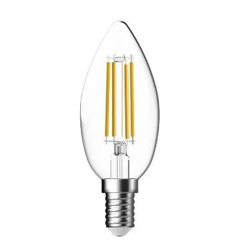 LED лампа свещ FILAMENT 4.5W/827/E14 470 lm прозрачна