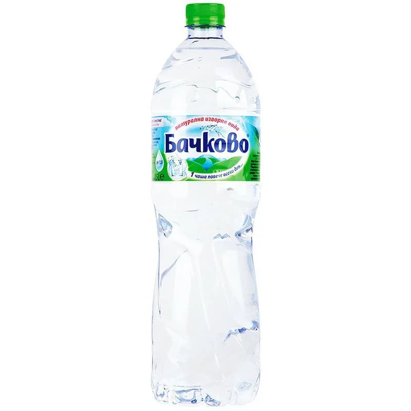 Бачково изворна вода 1,5 л.