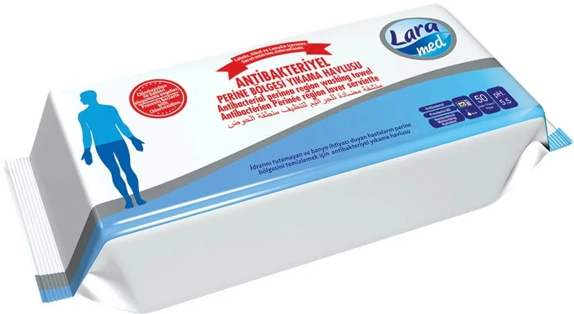 Мокри кърпи антибактериални 80 бр. Lara Med