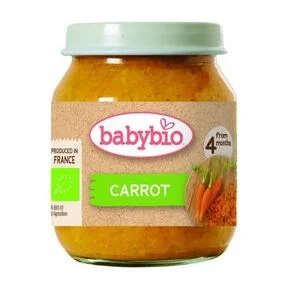 БИО Зеленчуково пюре Моркови 0,130 Babybio