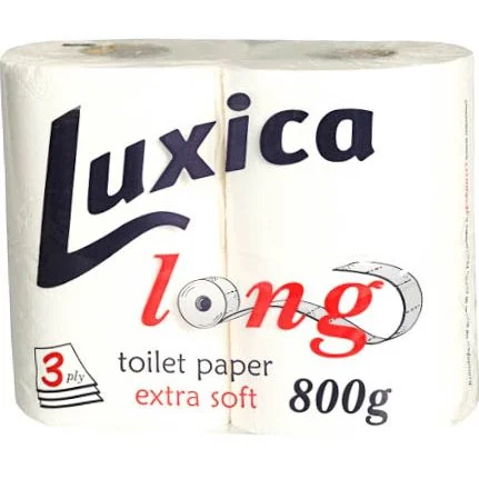 Тоалетна хартия Luxica 3 пл. 4 бр. без аромат 0,700