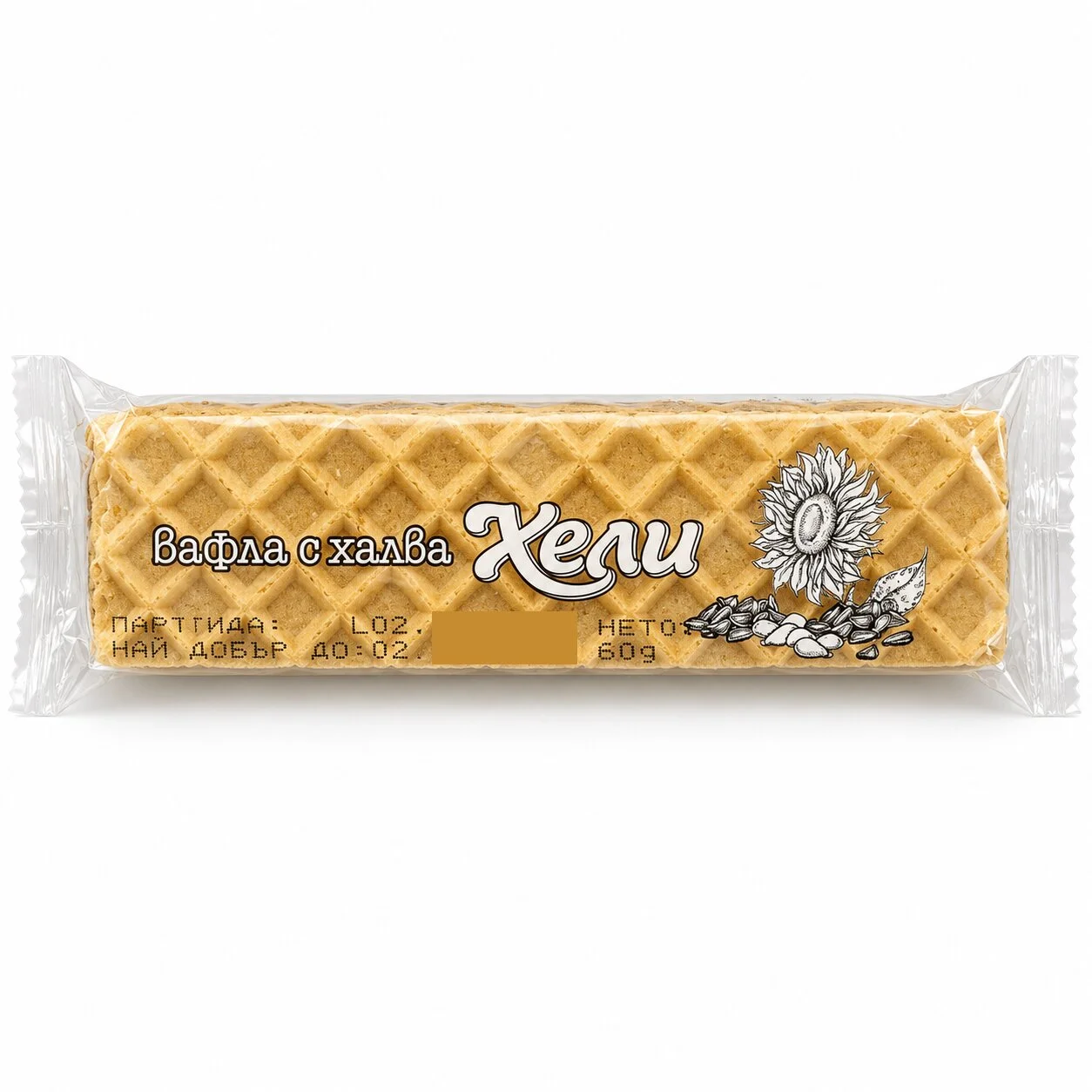 Вафла Хели Ретро с халва 0,060 Sweet Life