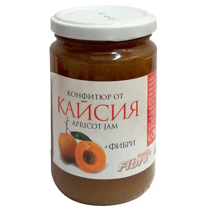 Диетичен конфитюр кайсия с фибри 0,340 БК