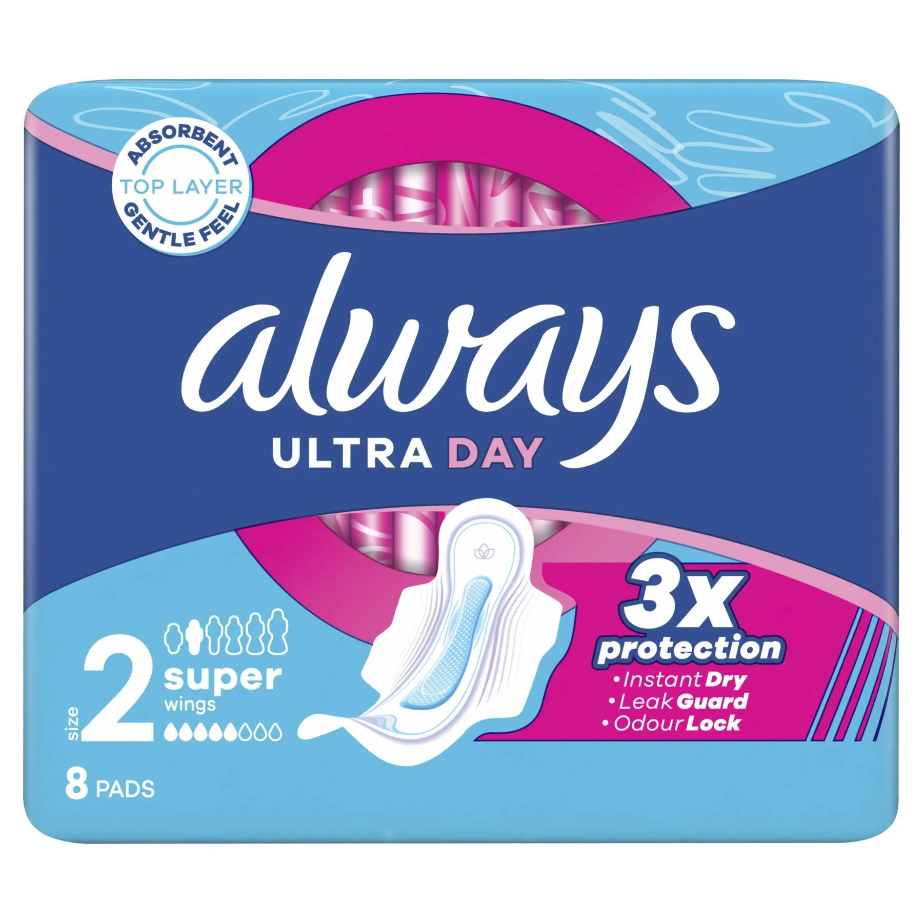 Дамски превръзки Always Ултра дей S2 8 бр.