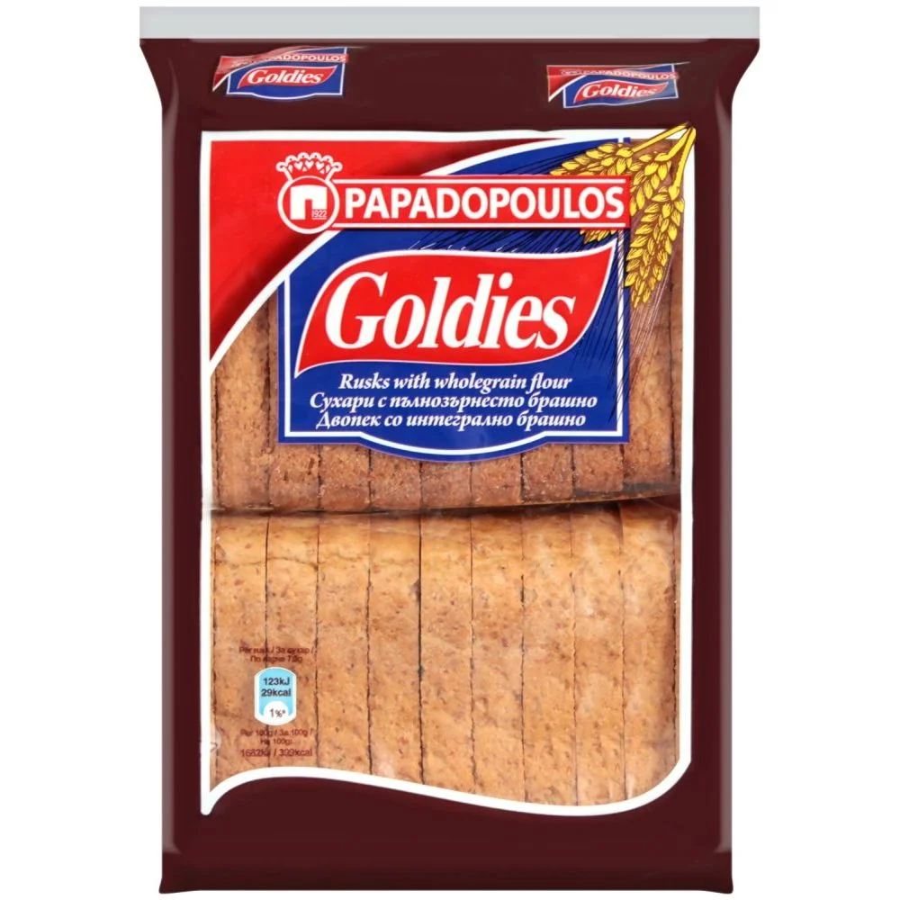 Сухар пълнозърнести 0,160 Goldies