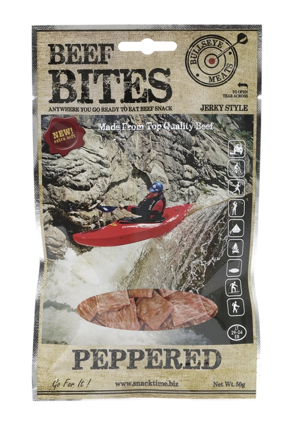 Сушено говеждо месо с подправки Peppered 0,050 Jerky