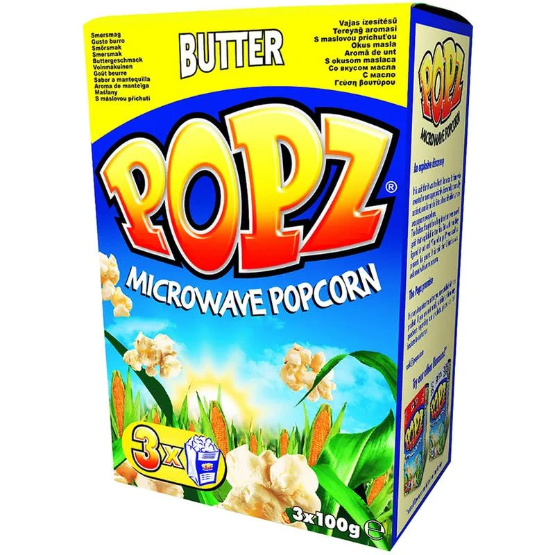 Пуканки с масло 3 + 3 х 0.090 Popz