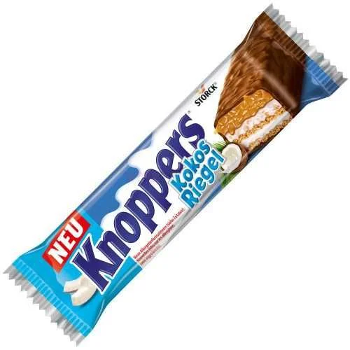 Шоколадов десерт с млечен крем и кокос Knoppers Nutbar 0.040